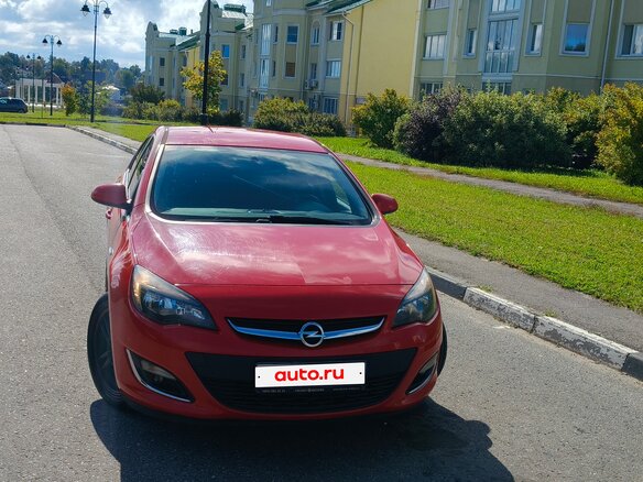 2012 Opel Astra J Рестайлинг, красный, 840000 рублей - вид 10