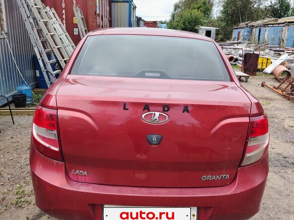2012 Lada (ВАЗ) Granta I, красный - вид 2