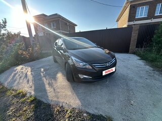 2016 Hyundai Solaris I Рестайлинг, коричневый, 1253000 рублей, вид 3