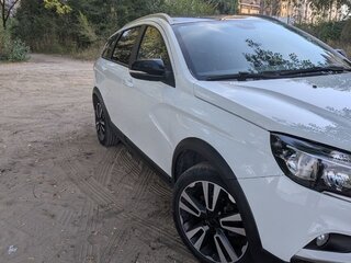 2020 Lada (ВАЗ) Vesta SW Cross I, белый, 1240000 рублей, вид 2