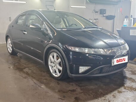 2008 Honda Civic VIII, чёрный, 750000 рублей, вид 1