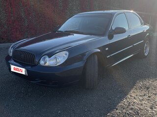 2006 Hyundai Sonata ТагАЗ IV (EF) Рестайлинг, синий, 550000 рублей, вид 1