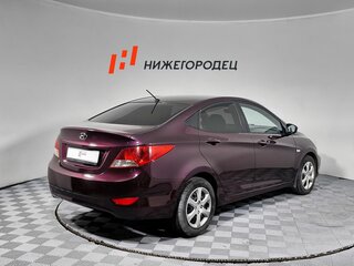 2013 Hyundai Solaris I, фиолетовый, 799000 рублей, вид 5