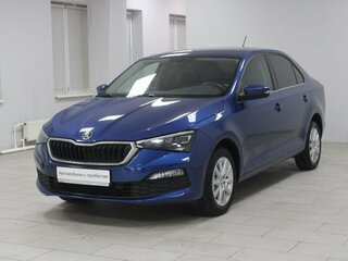 2022 Skoda Rapid II, синий, 1889900 рублей, вид 3