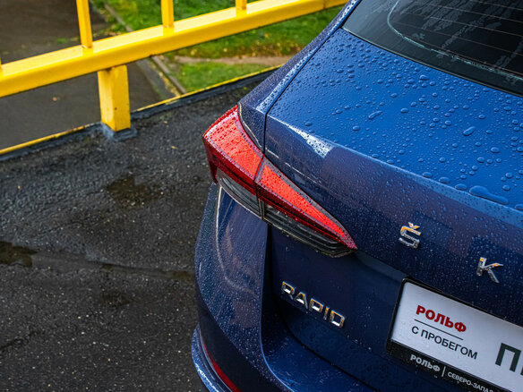 2020 Skoda Rapid II, синий - вид 13