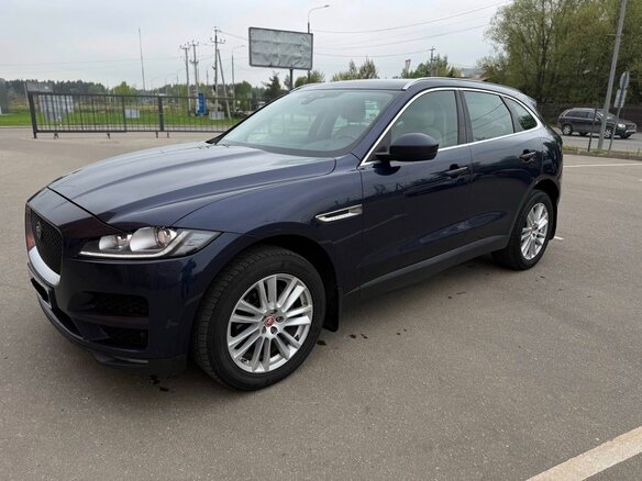 2018 Jaguar F-Pace I, синий - вид 1