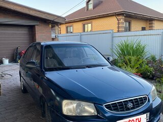 2006 Hyundai Accent ТагАЗ II, синий, 260000 рублей, вид 2