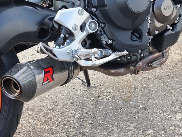 2014 Yamaha MT-09 (FZ-09), оранжевый, 500000 рублей - вид 17