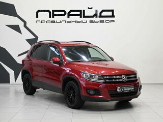 2012 Volkswagen Tiguan I Рестайлинг, красный, 1199900 рублей, вид 5