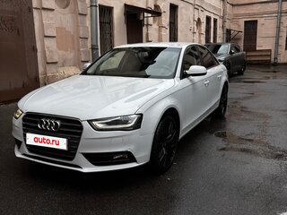 2013 Audi A4 IV (B8) Рестайлинг, белый, 1350000 рублей, вид 2