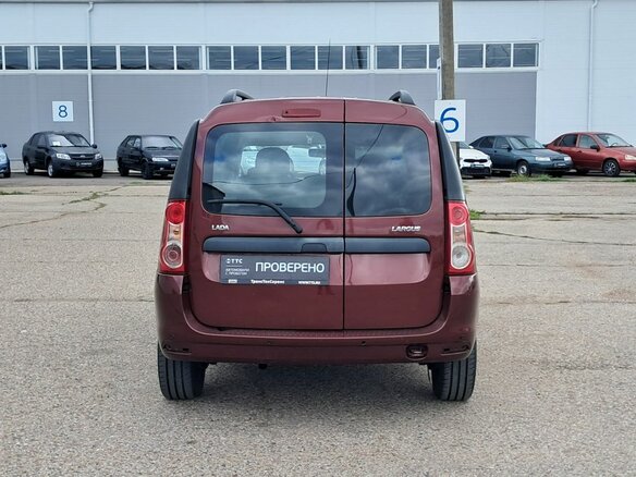 2014 Lada (ВАЗ) Largus I, красный, 629000 рублей - вид 5