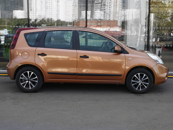 2009 Nissan Note I Рестайлинг, оранжевый - вид 3