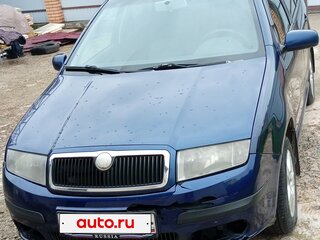 2007 Skoda Fabia I Рестайлинг, синий, 200000 рублей, вид 1
