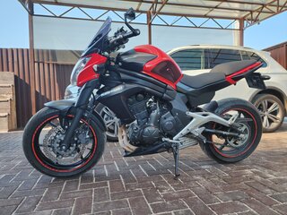 2013 Kawasaki ER-6N, красный, 520000 рублей, вид 2