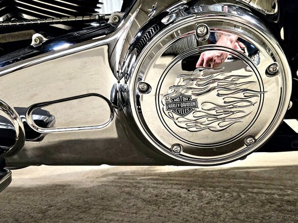 2009 Harley-Davidson Fat Boy, чёрный, 890000 рублей - вид 12