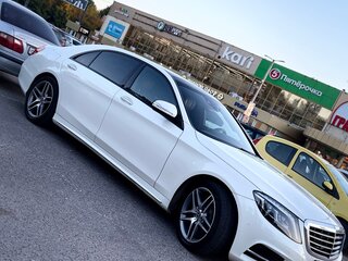 2014 Mercedes-Benz S-Класс 350 CDI BlueTEC Long 9G-TRONIC VI (W222, C217), белый, 3500000 рублей, вид 2