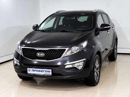 2014 Kia Sportage III Рестайлинг, чёрный, 1375000 рублей, вид 1