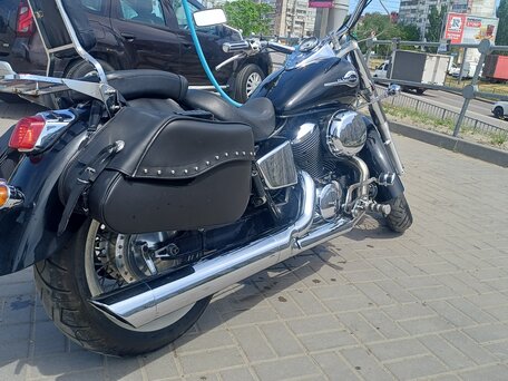 2002 Honda Shadow 750, чёрный, 430000 рублей, вид 2