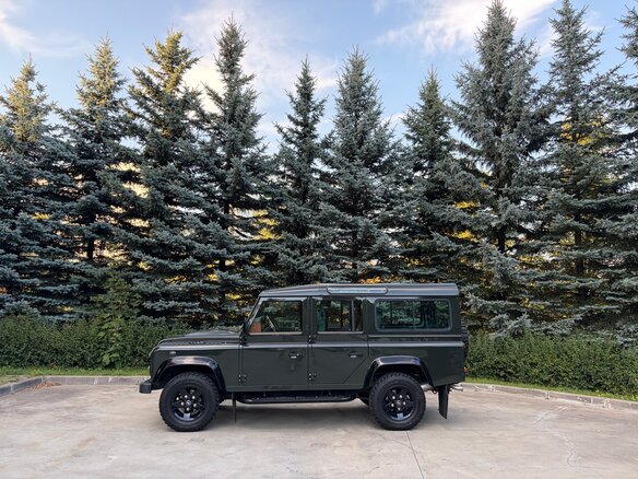 2013 Land Rover Defender 110 I Рестайлинг, зелёный, 7000000 рублей - вид 12