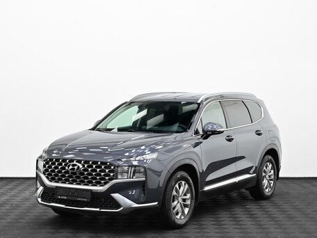 2021 Hyundai Santa Fe IV Рестайлинг, синий, 2949000 рублей, вид 3