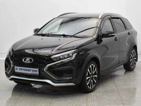 2024 Lada (ВАЗ) Vesta SW Cross I Рестайлинг (NG), чёрный, 1460000 рублей, вид 1