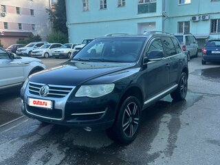 2008 Volkswagen Touareg I Рестайлинг, чёрный, 1250000 рублей, вид 1