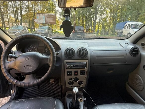 2007 Renault Logan I, серый, 230000 рублей - вид 9