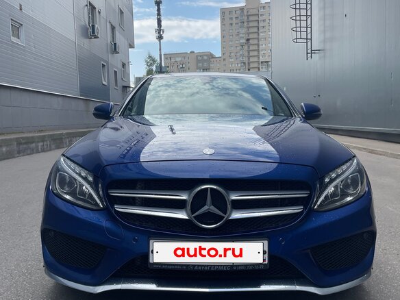 2016 Mercedes-Benz C-Класс 180 IV (W205), синий - вид 2