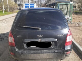2012 Lada (ВАЗ) Kalina I, чёрный, 250000 рублей, вид 3