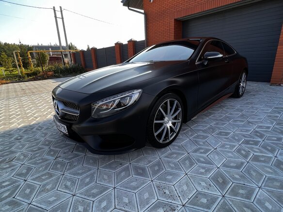 2015 Mercedes-Benz S-Класс 500 VI (W222, C217), чёрный, 7000000 рублей