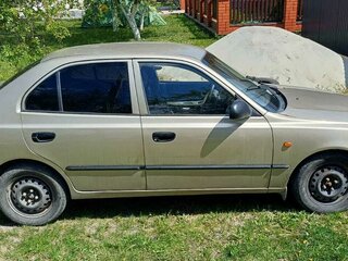 2004 Hyundai Accent ТагАЗ II, бежевый, 355000 рублей, вид 3