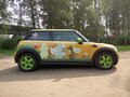 2009 Mini Hatch One II (R56), жёлтый - вид 3