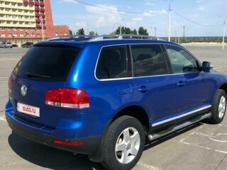 2006 Volkswagen Touareg I, синий, 1300000 рублей, вид 2