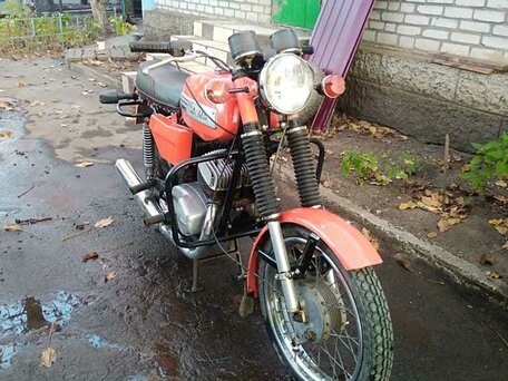 1990 Jawa 350 OHC, оранжевый, 120000 рублей, вид 2