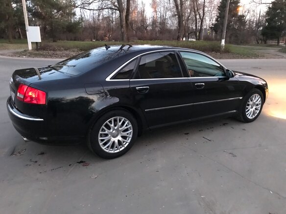 2006 Audi A8 II (D3) Рестайлинг, чёрный - вид 8