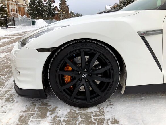 2012 Nissan GT-R I Рестайлинг 1, белый - вид 7