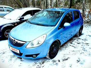 2008 Opel Corsa D, голубой, 610000 рублей, вид 1