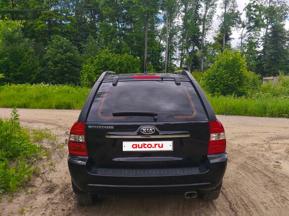 2008 Kia Sportage II, чёрный - вид 4