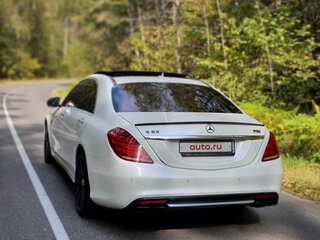 2014 Mercedes-Benz S-Класс AMG 63 AMG Long III (W222, C217), белый, 3000000 рублей, вид 4