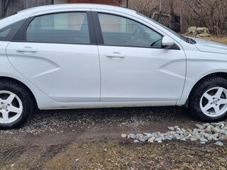 2019 Lada (ВАЗ) Vesta I, белый, 900000 рублей, вид 3