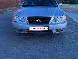 2004 Kia Magentis I Рестайлинг, серебристый, 350000 рублей, вид 2