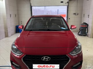 2019 Hyundai Solaris II, красный, 1175000 рублей, вид 4