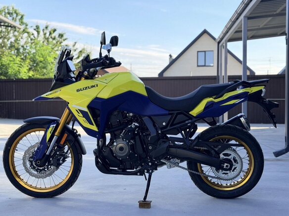 2023 Suzuki V-Strom 800DE, жёлтый, 1150000 рублей - вид 4