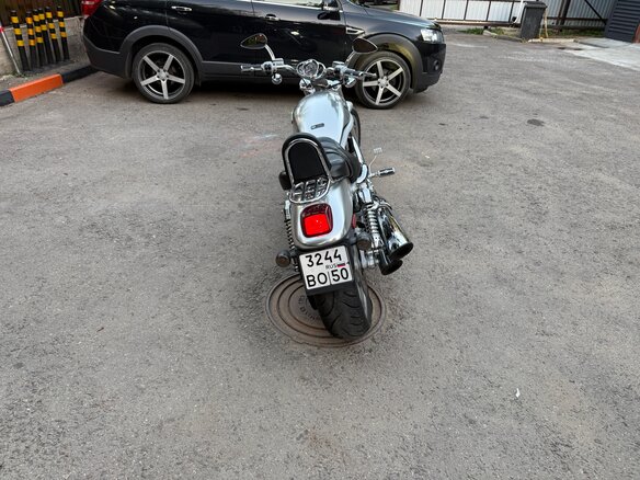 2003 Harley-Davidson V-Rod, серебристый, 800000 рублей - вид 8
