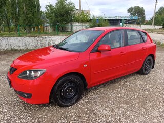 2008 Mazda 3 I (BK) Рестайлинг, красный, 490000 рублей, вид 1