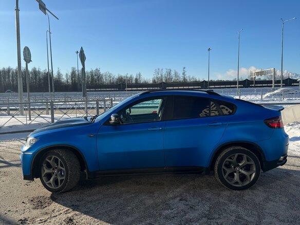 2012 BMW X6 30d I (E71) Рестайлинг, синий, 2449000 рублей - вид 8