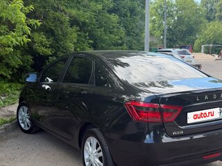 2017 Lada (ВАЗ) Vesta I, чёрный, 830000 рублей, вид 4