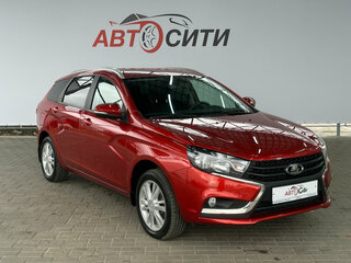 2019 Lada (ВАЗ) Vesta SW I, красный, 1205000 рублей, вид 3