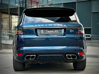 2021 Land Rover Range Rover Sport SVR II Рестайлинг, синий, 6475000 рублей, вид 5