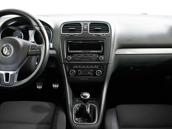 2012 Volkswagen Golf VI, белый, 855000 рублей - вид 11